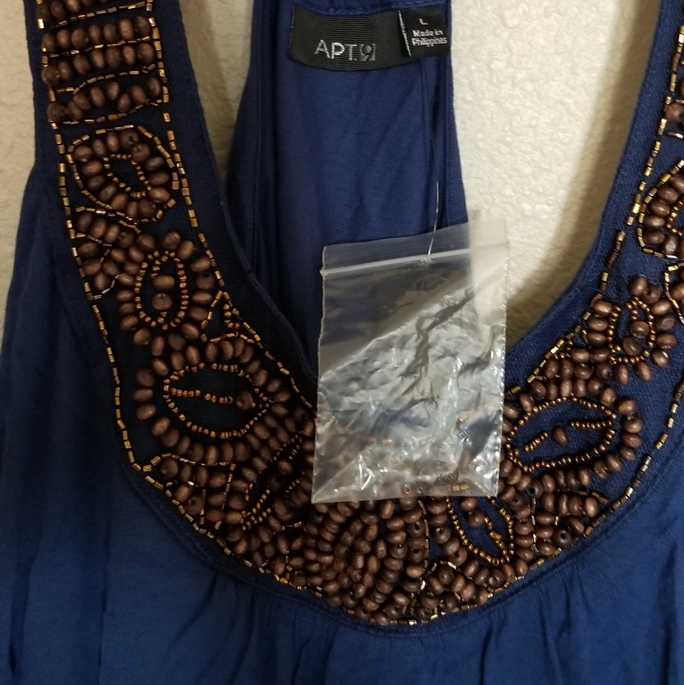 Gorgeous Apt. 9 royal estate blue tiered dress - Picture 2 of 8